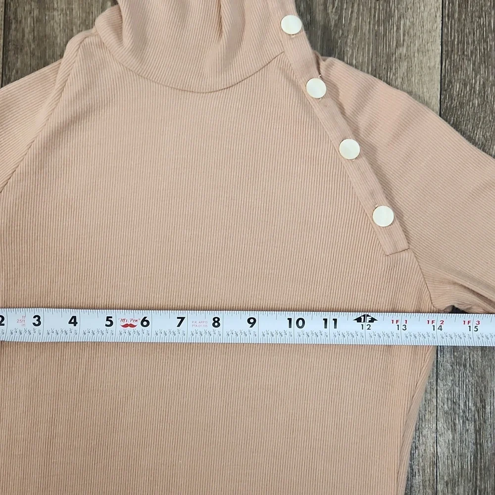 Revolve Alix NYC Lisbon Button Neck Mini Dress in Fawn Size Medium - Picture 11 of 13